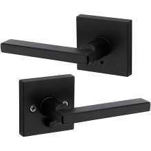 black square passage bedroom american style lever handle door lock